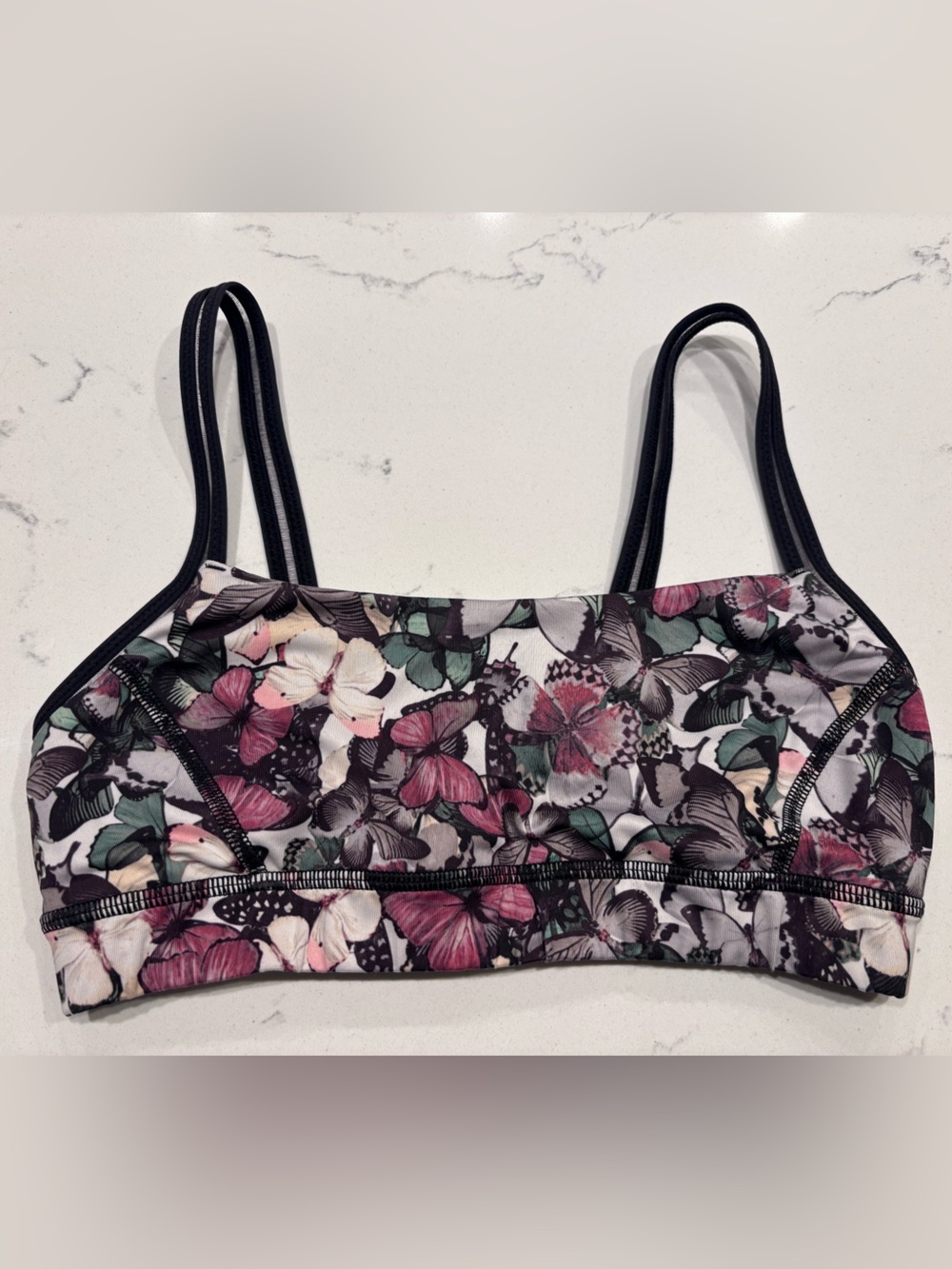 Lululemon Straight Up Sports Bra Butterfly size 4